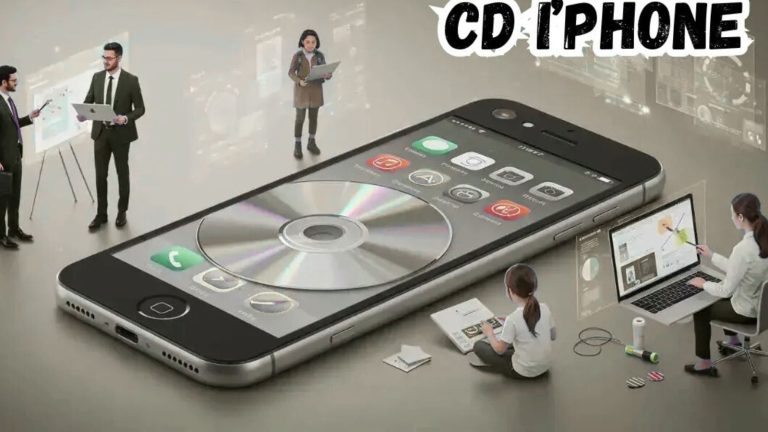 CDiPhone: A Futuristic Concept Blending Classic Media with Modern Smartphones